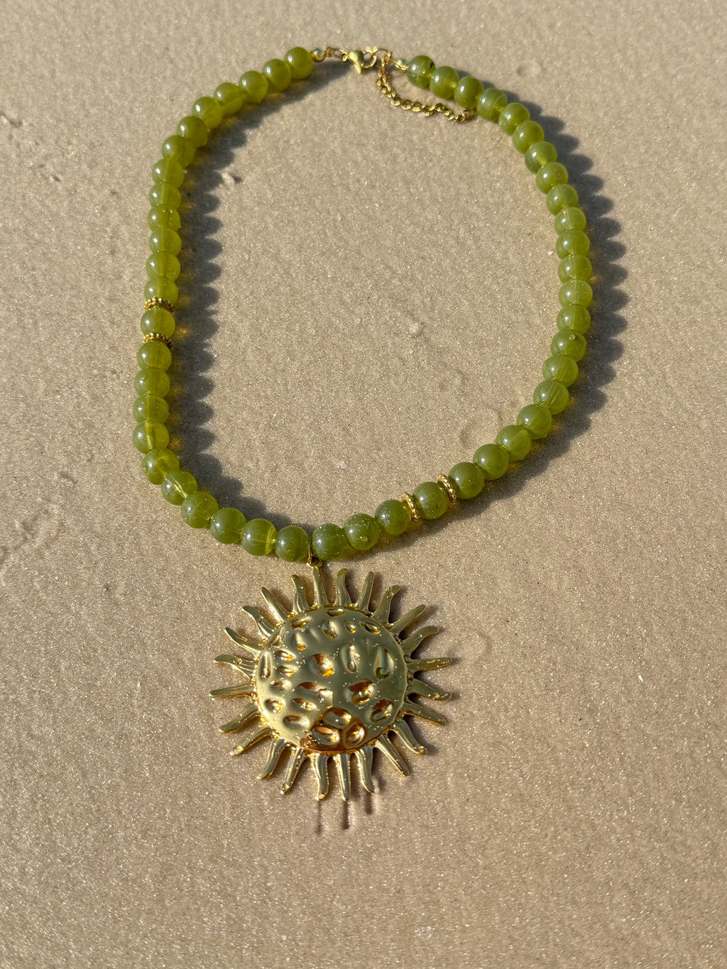 Collier Soleil Olive