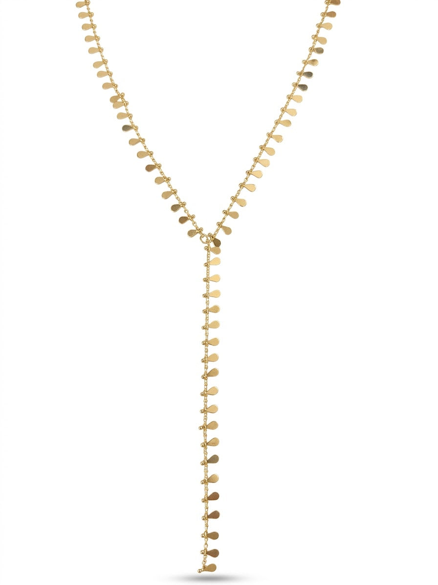 Collier Cravate Cascade de Gouttes