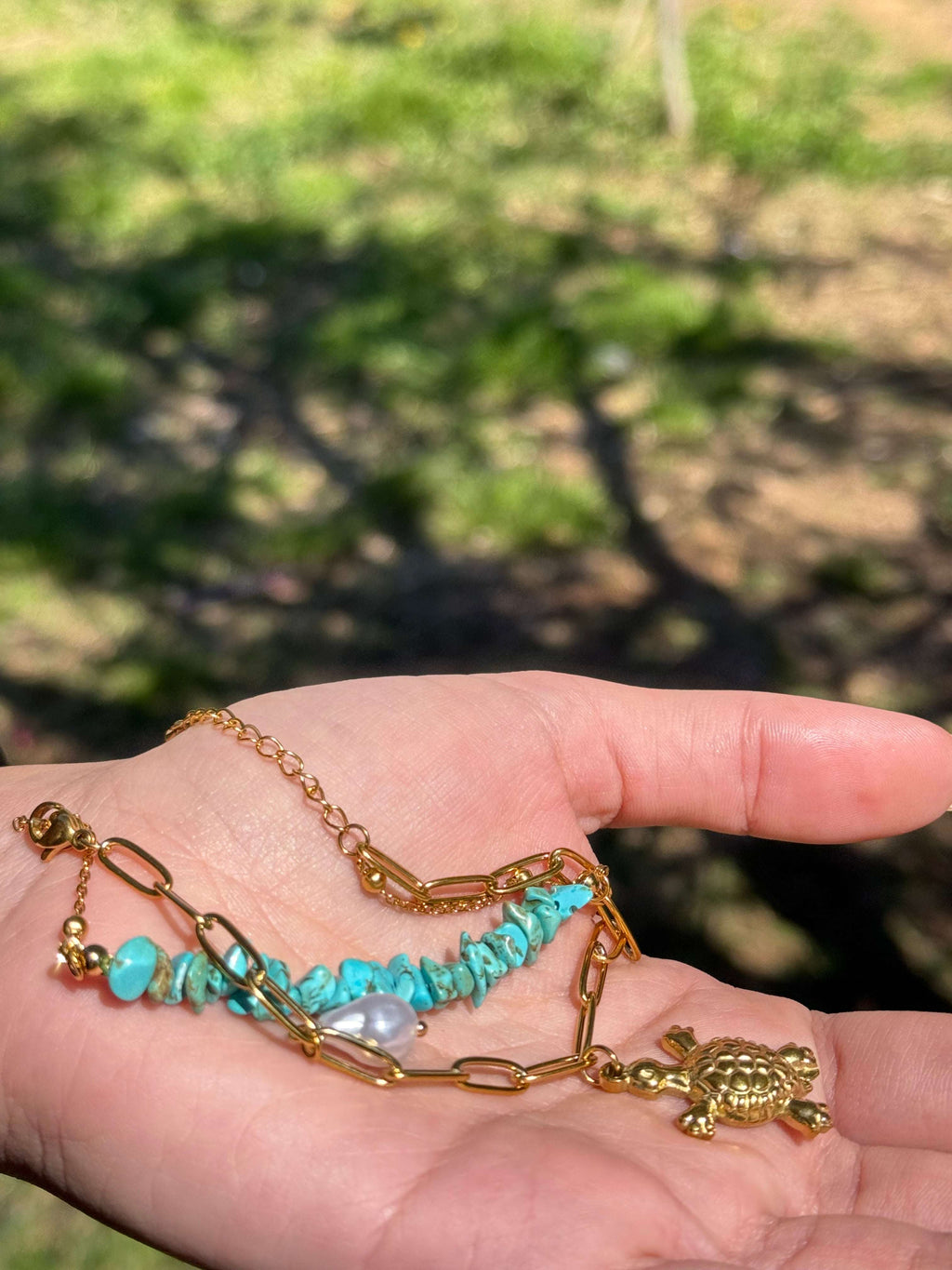 Bracelet Tortue Turquoise