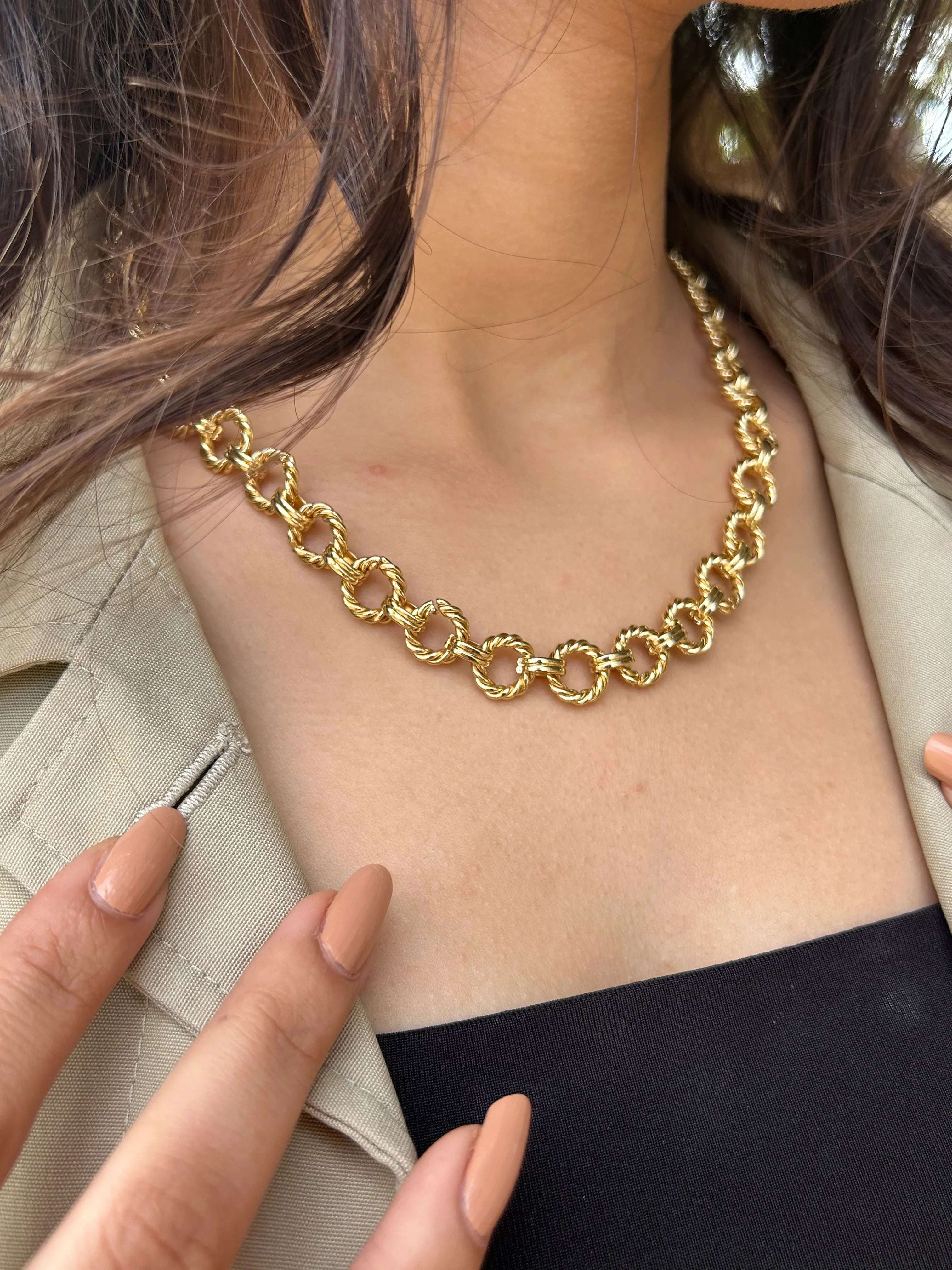 Collier Boucle Torsadée - Ym Jewels