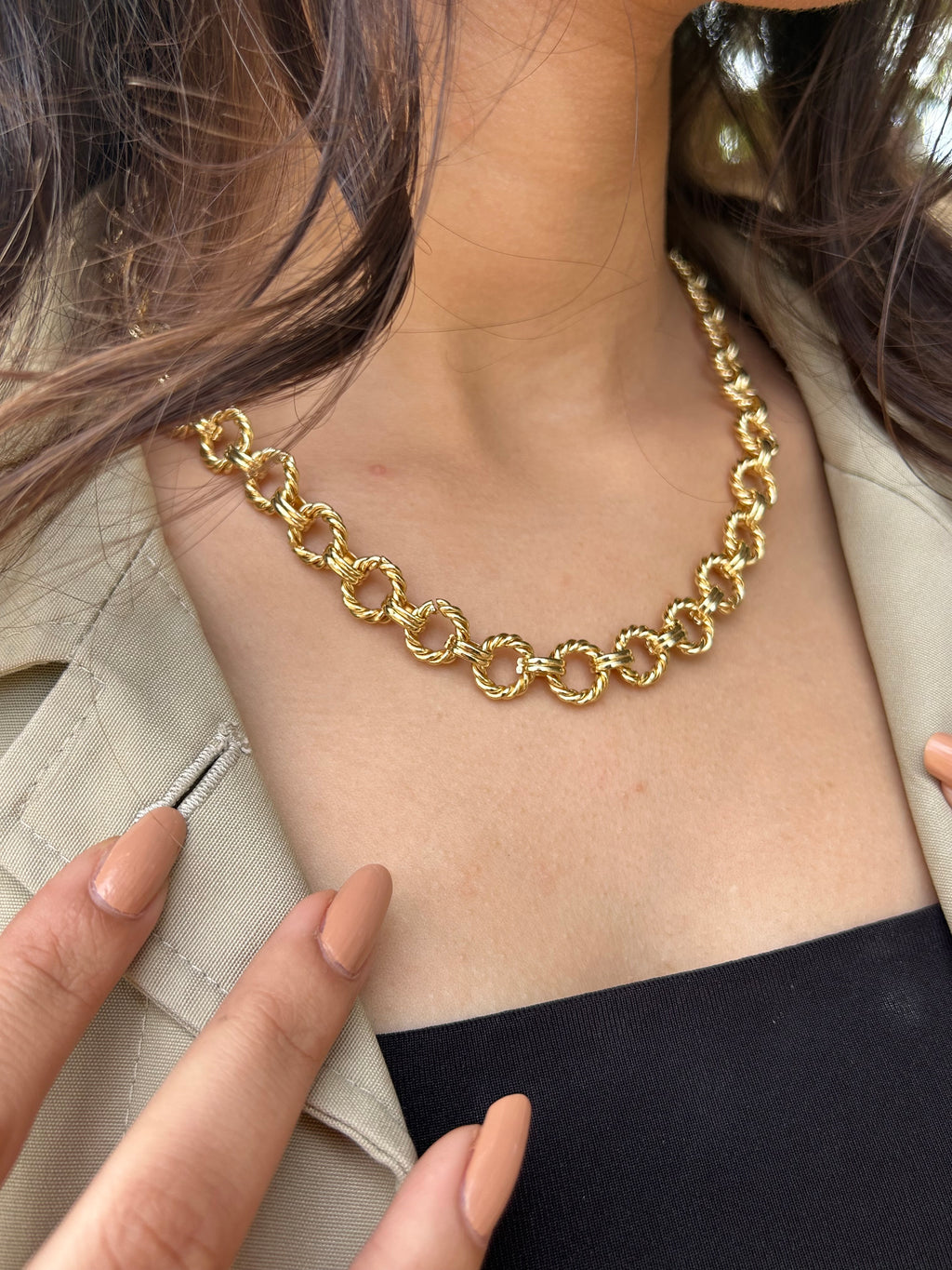 Collier Boucle Torsadée - Ym Jewels