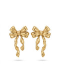 Boucles d'Oreilles Nœud Drappé