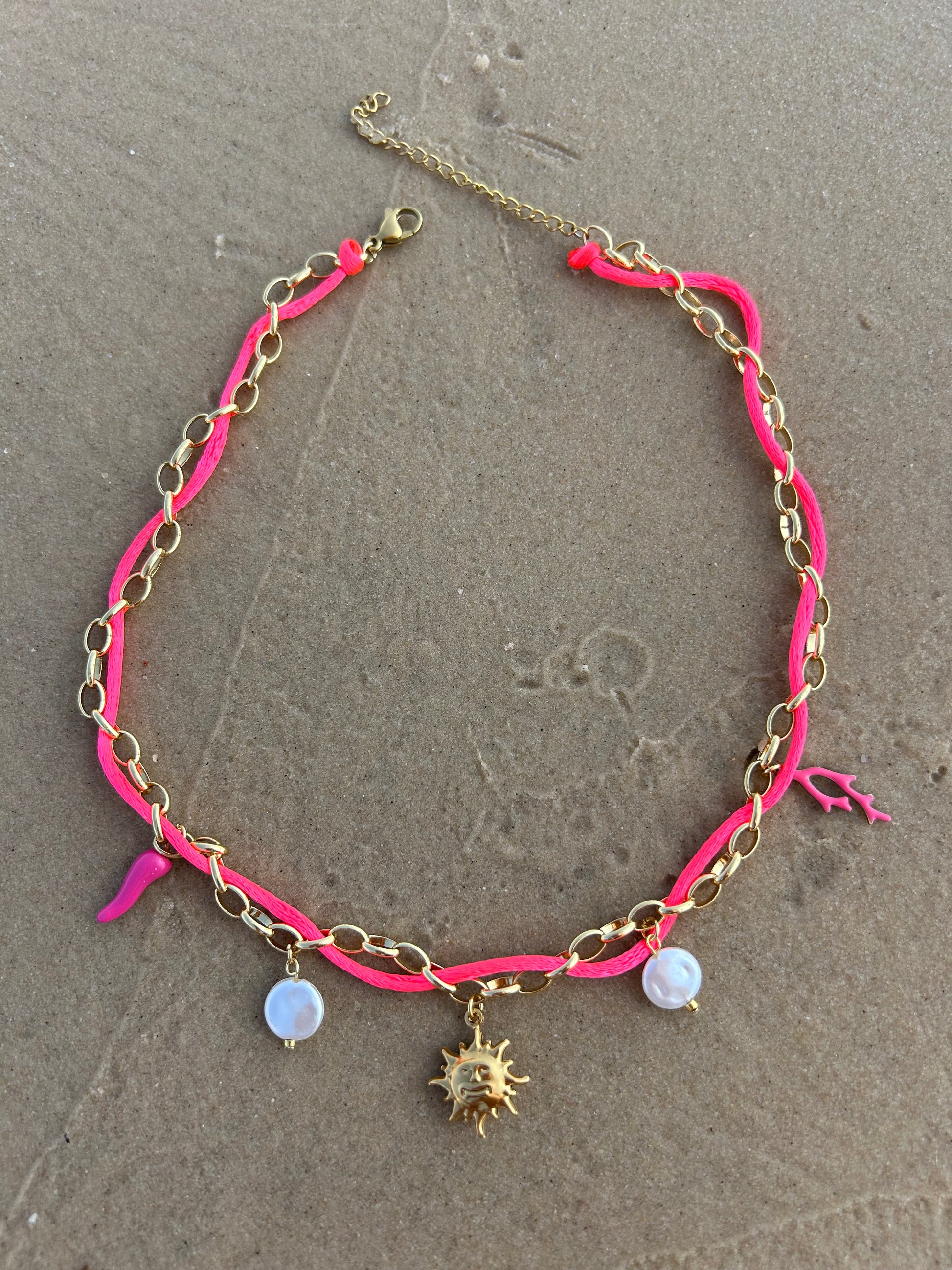 Collier SUN rose
