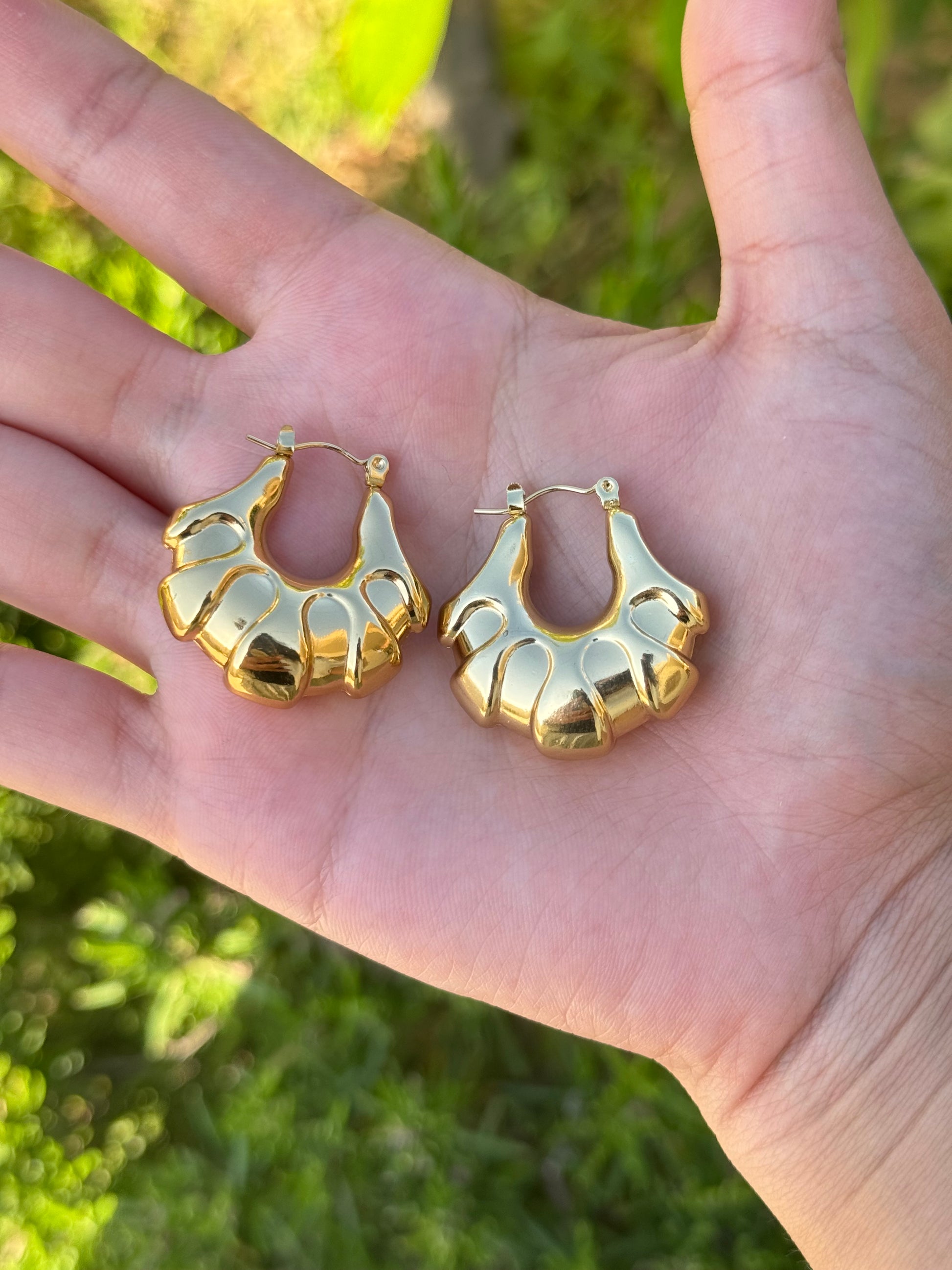 Boucles d’oreilles Aura Sculptée