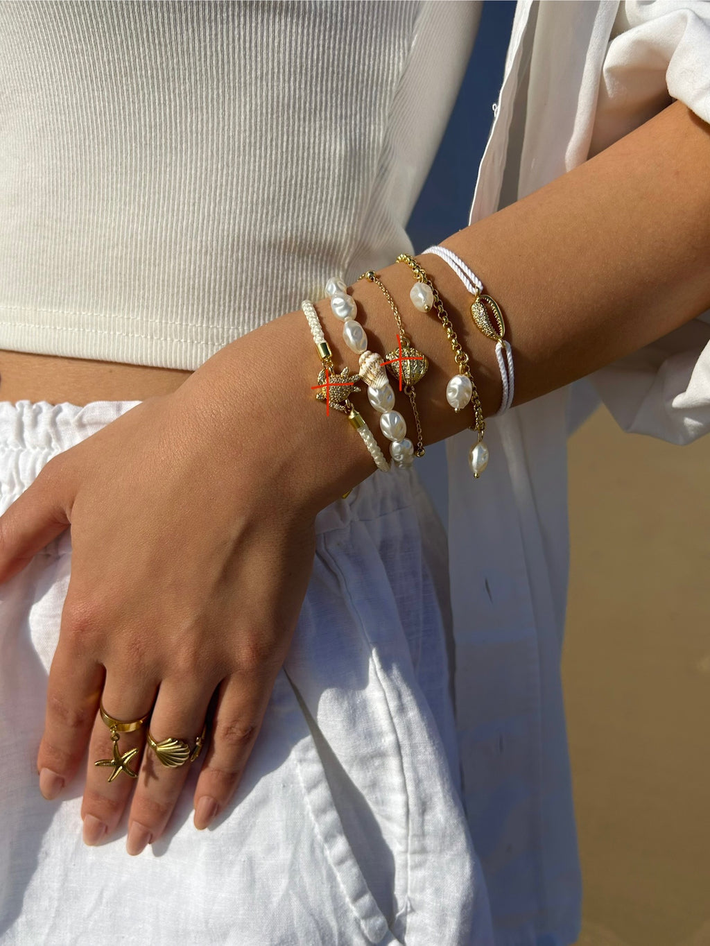 set bracelets SHELL