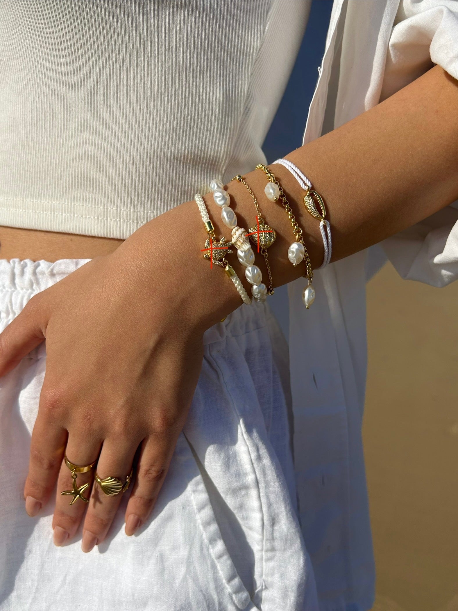set bracelets SHELL