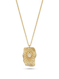 Collier Médaille Amulette Nacre