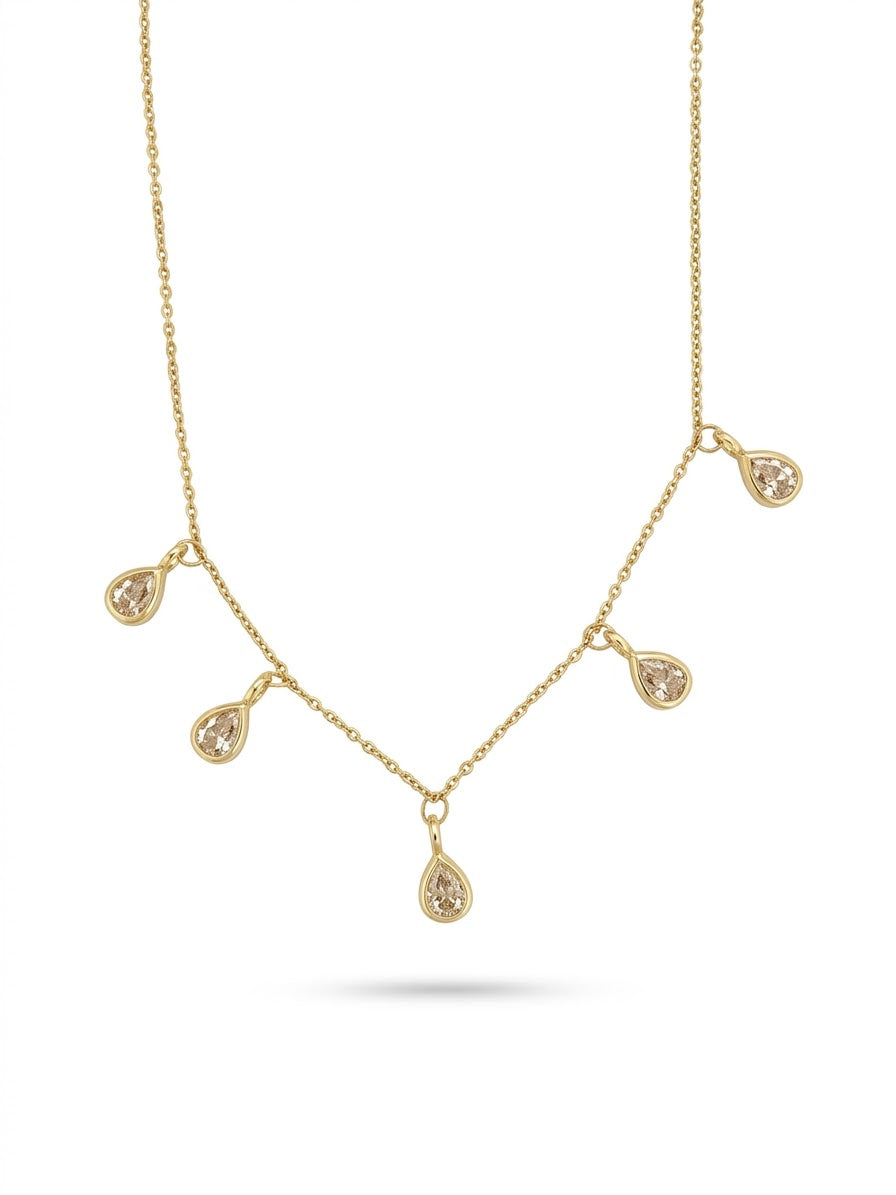 Collier Cascade de Gouttes