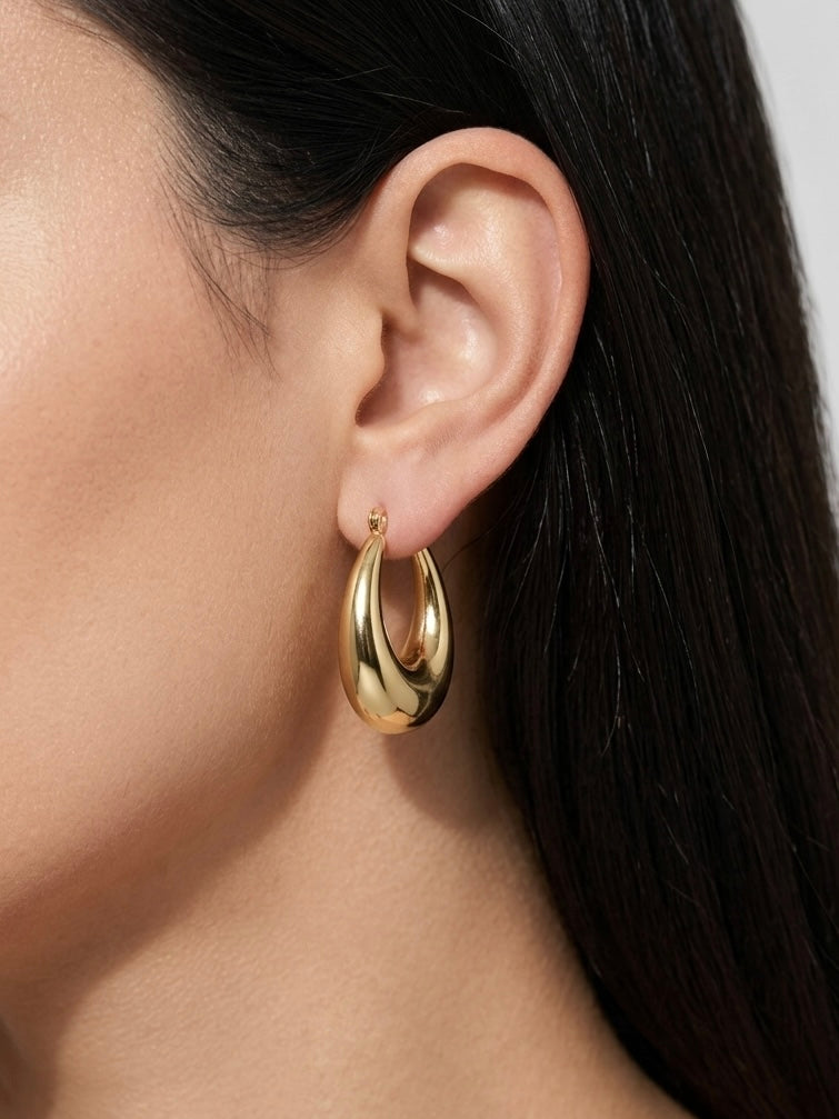Boucles d’oreilles Goutte Dorée