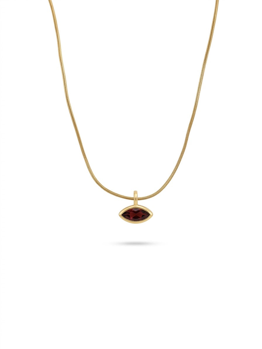 Parure Marquise Grenat