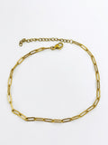 Bracelet de cheville Maille Rectangle