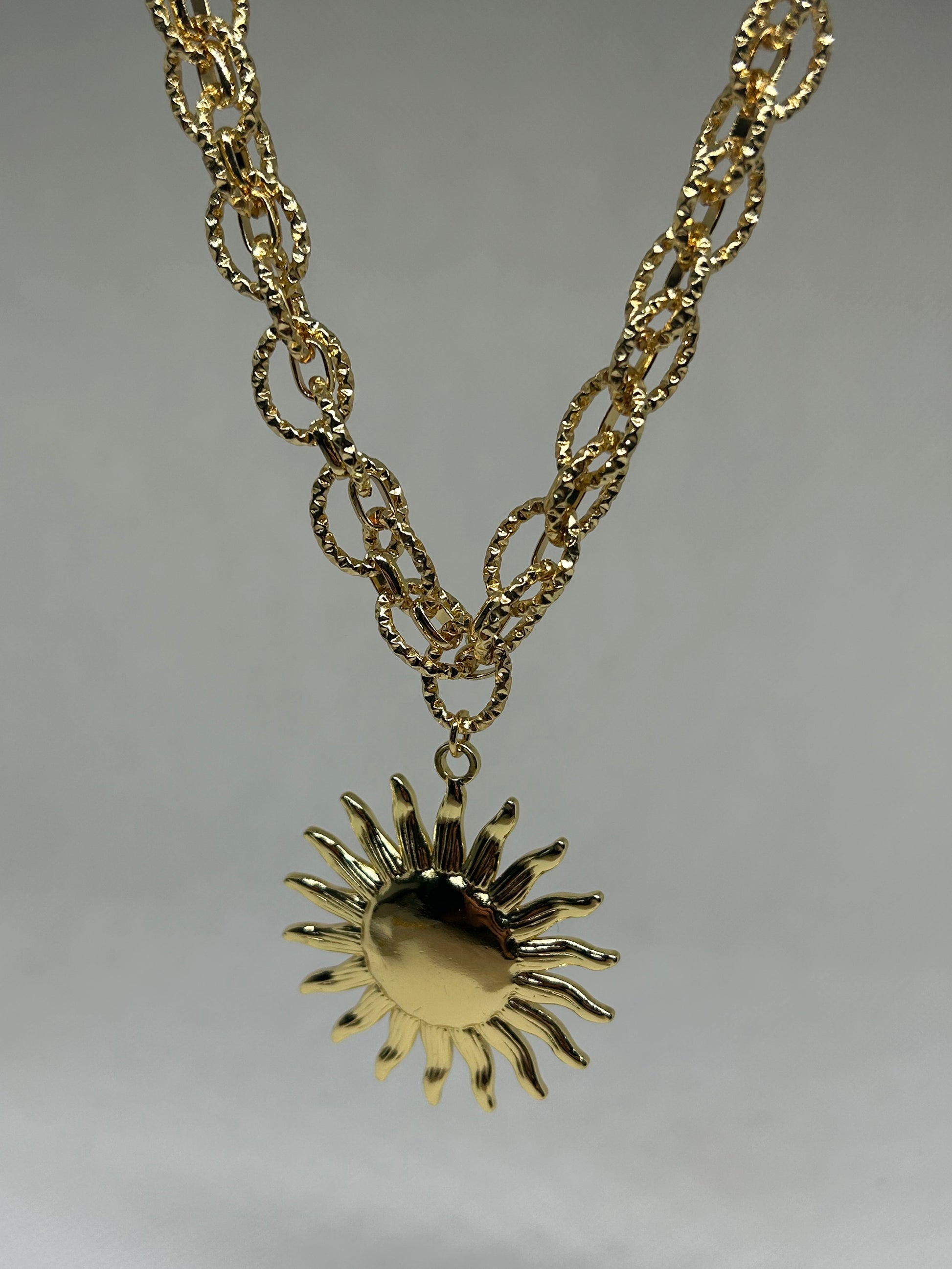 Collier golden chunky - Ym Jewels