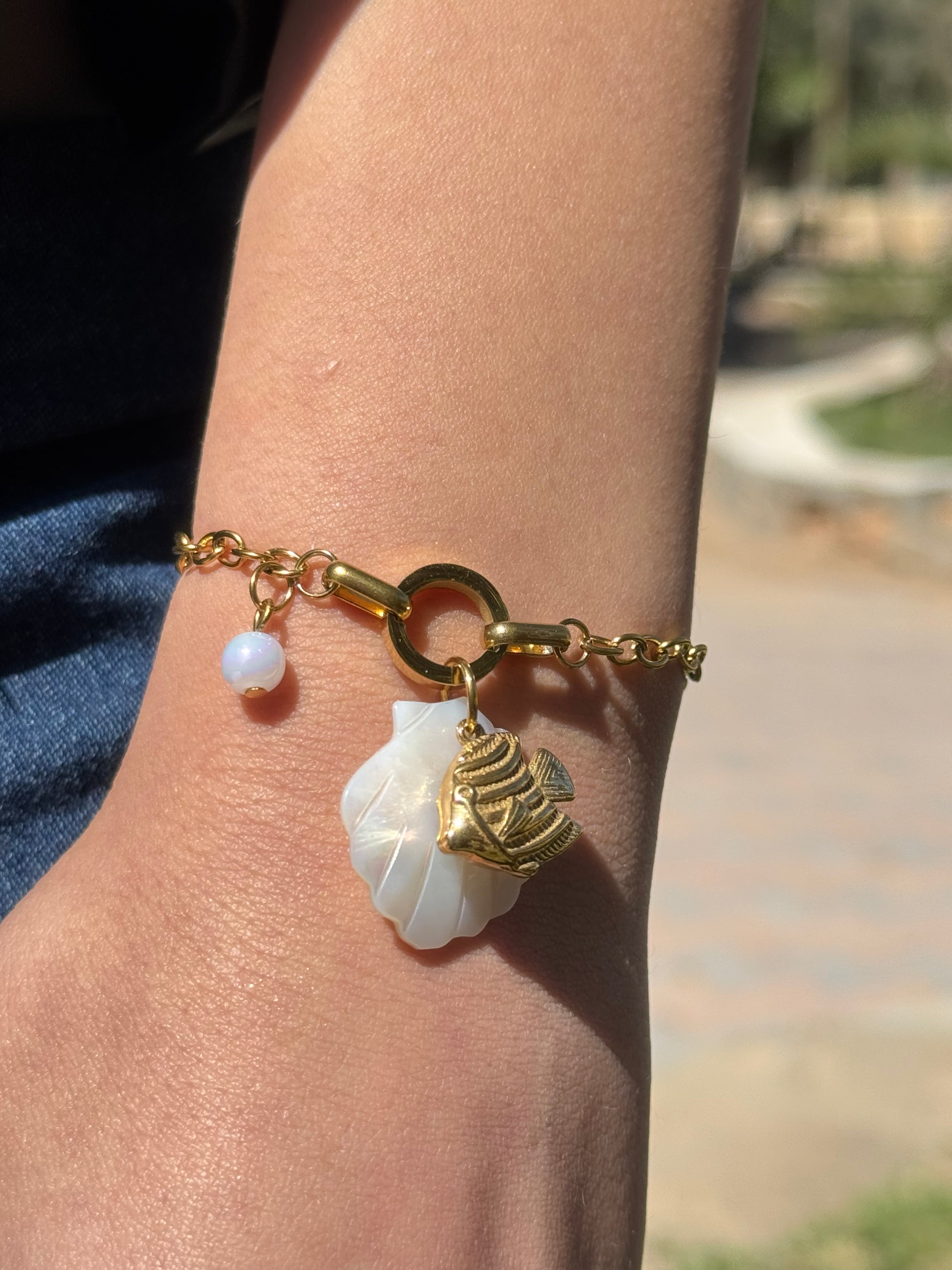 Bracelet Poisson & Coquillage
