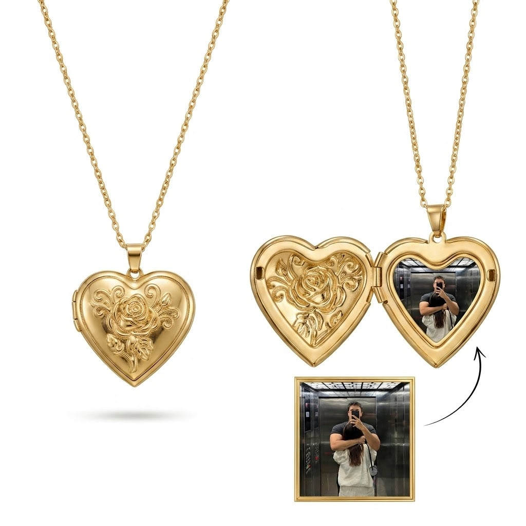 Collier Secret Rose