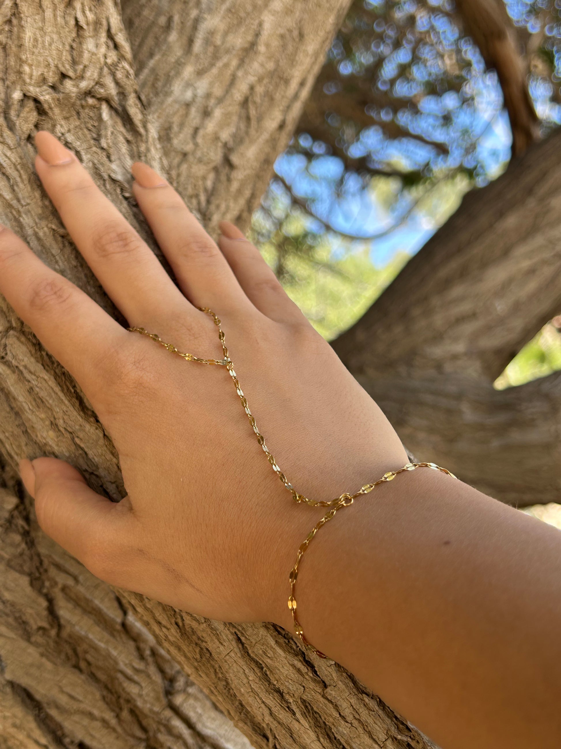 Bracelet gold wave - Ym Jewels