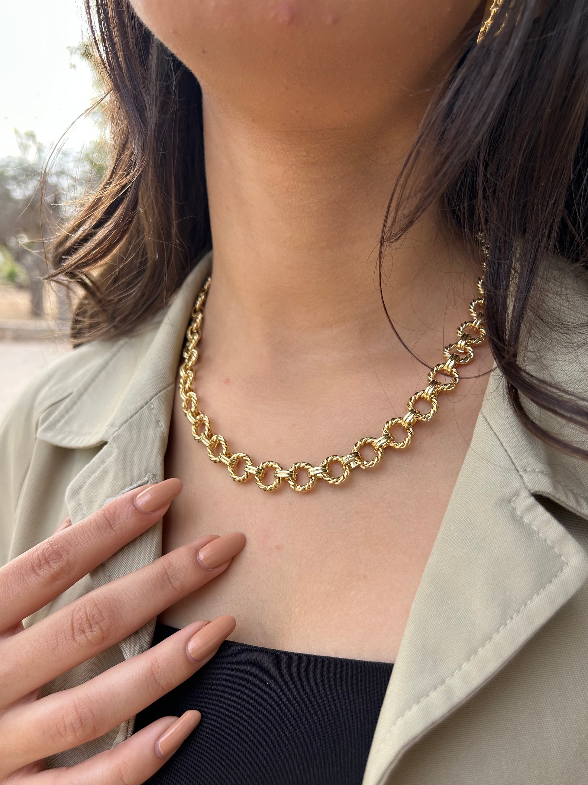 Collier Boucle Torsadée - Ym Jewels