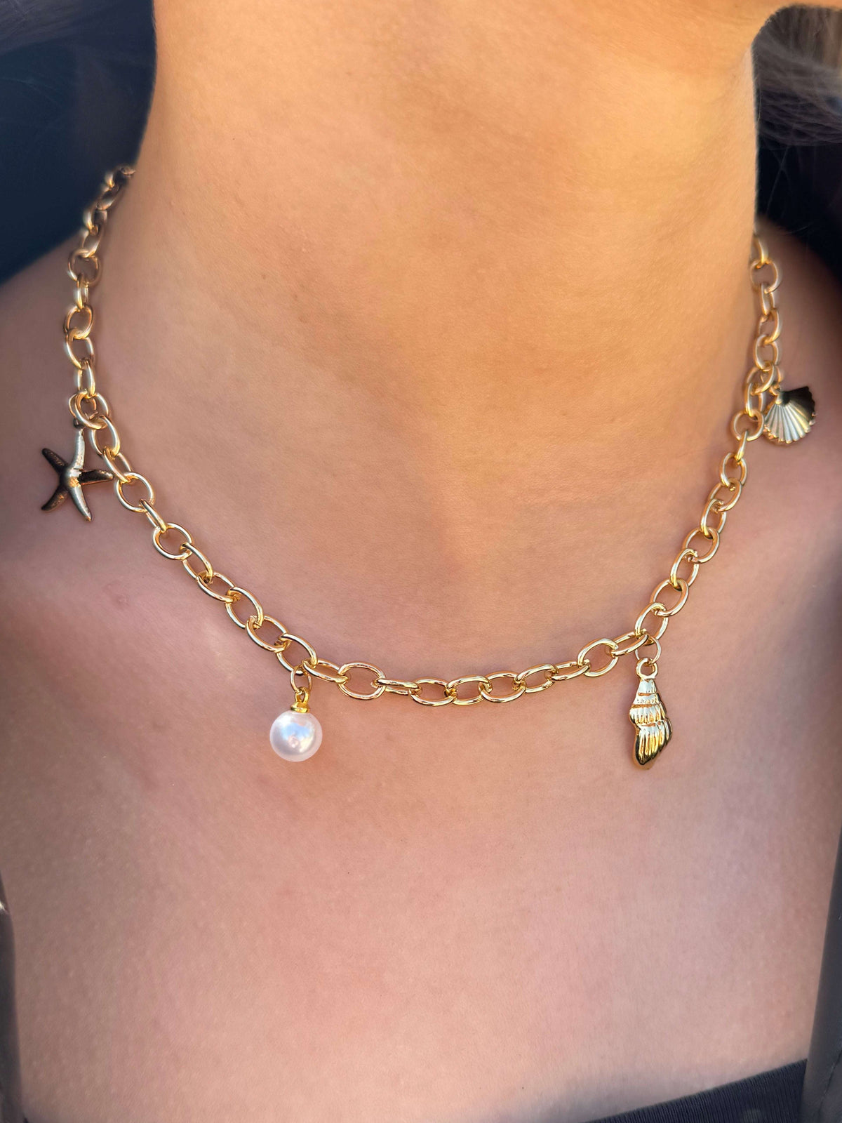 Collier Océan Perlé