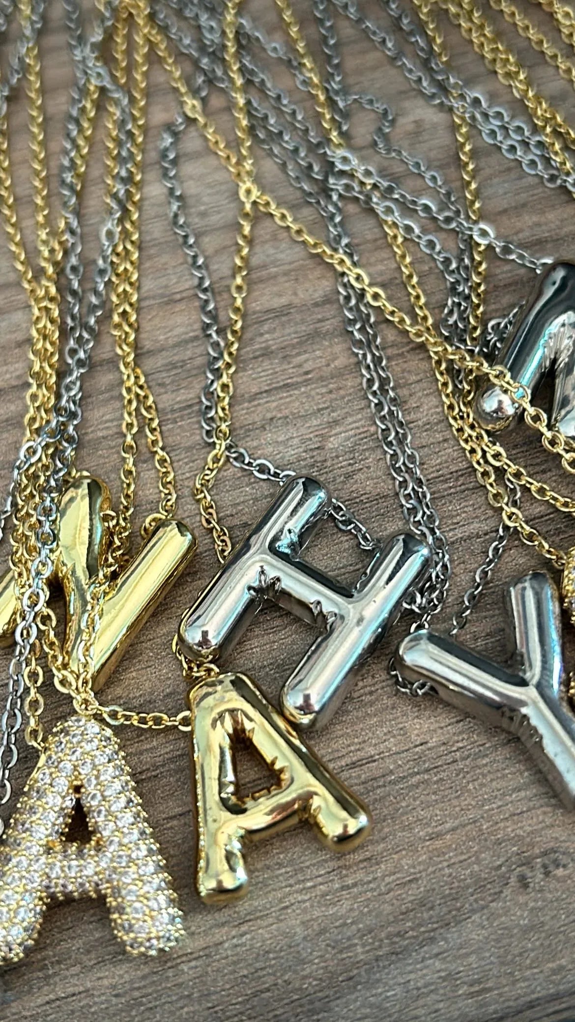 Collier lettre - Ym Jewels