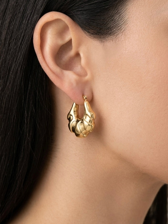 Boucles d’oreilles Aura Sculptée