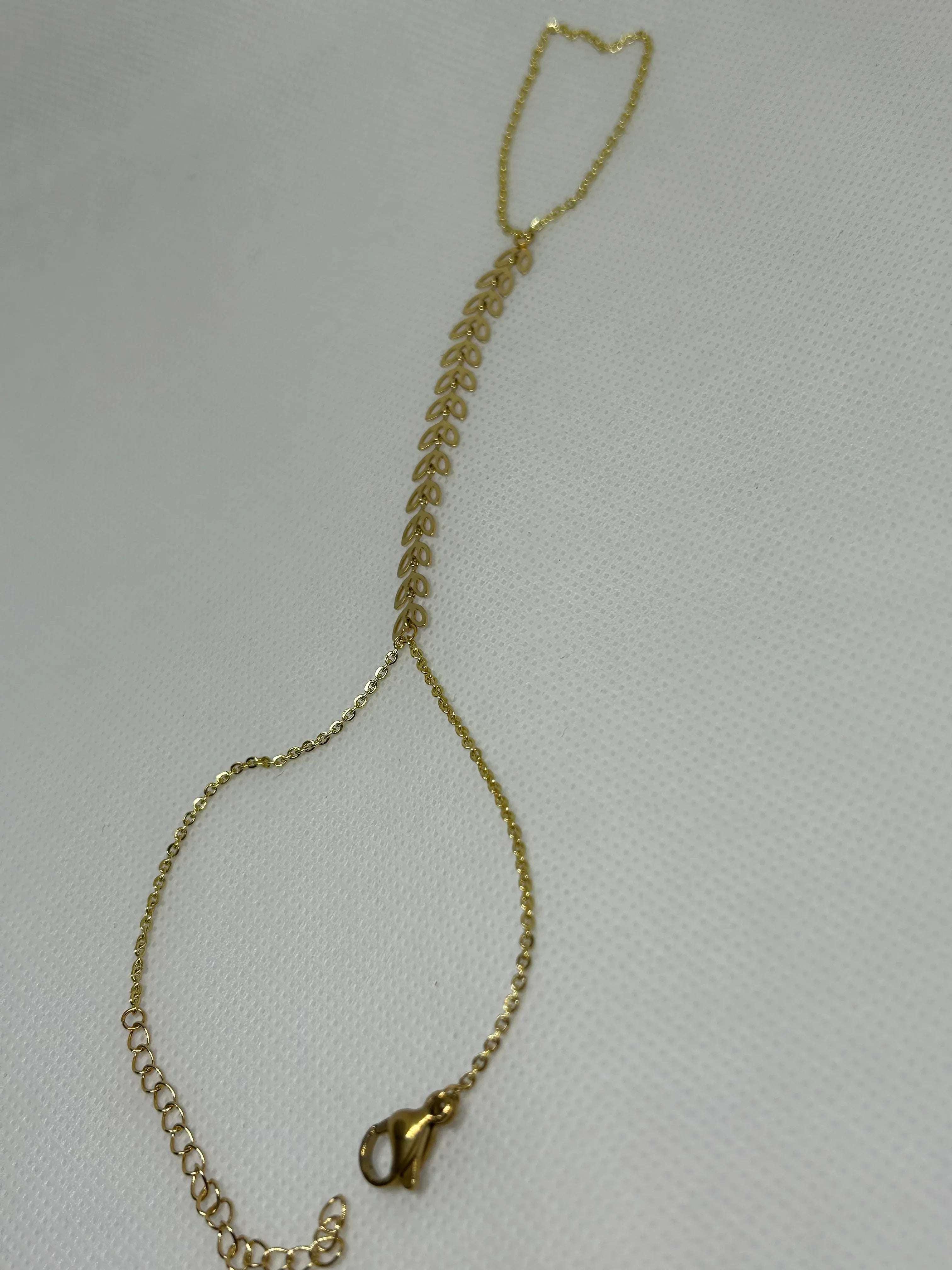 Bracelet Golden Leaf - Ym Jewels