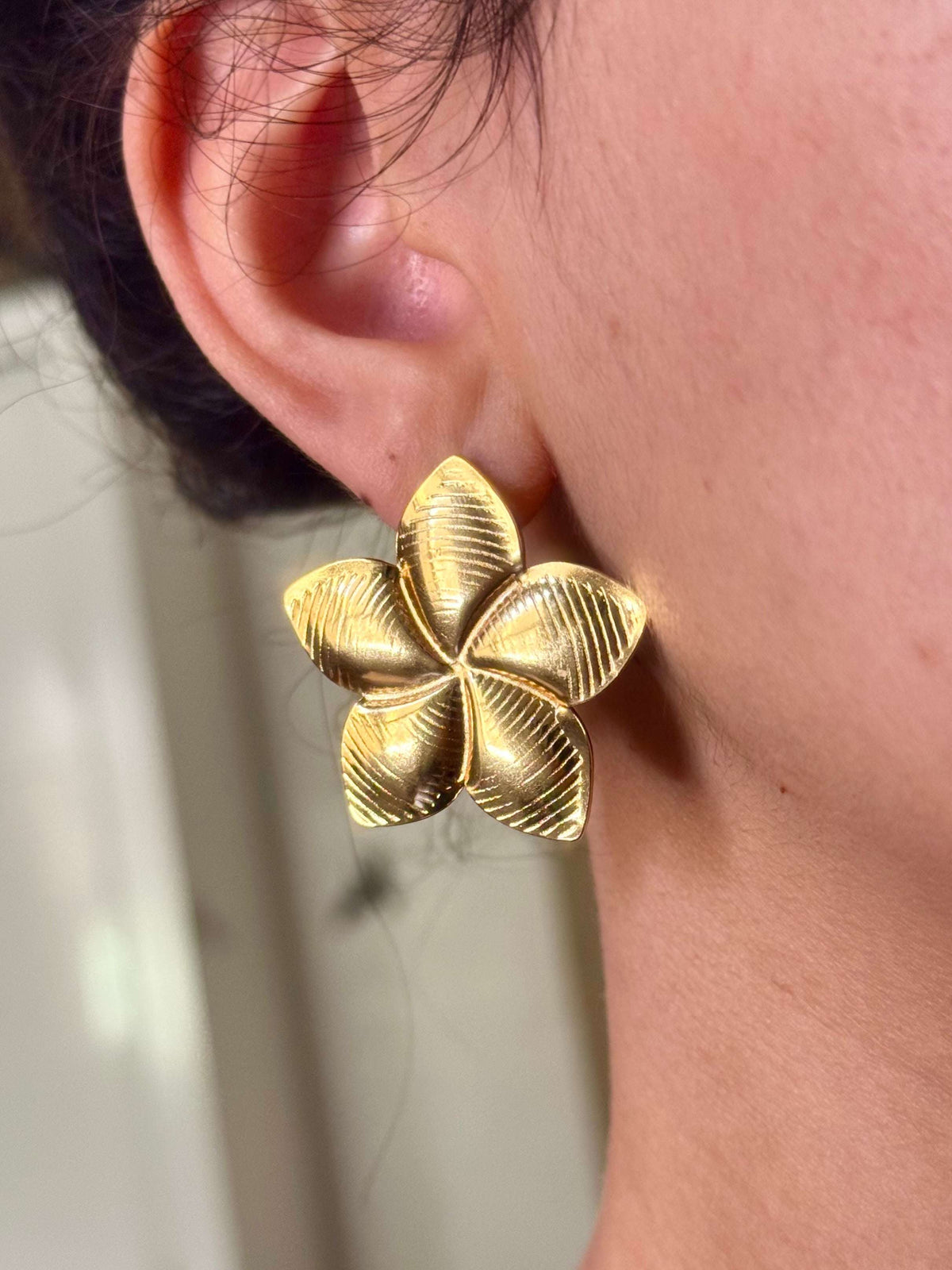 Boucles d’Oreilles Fleur
