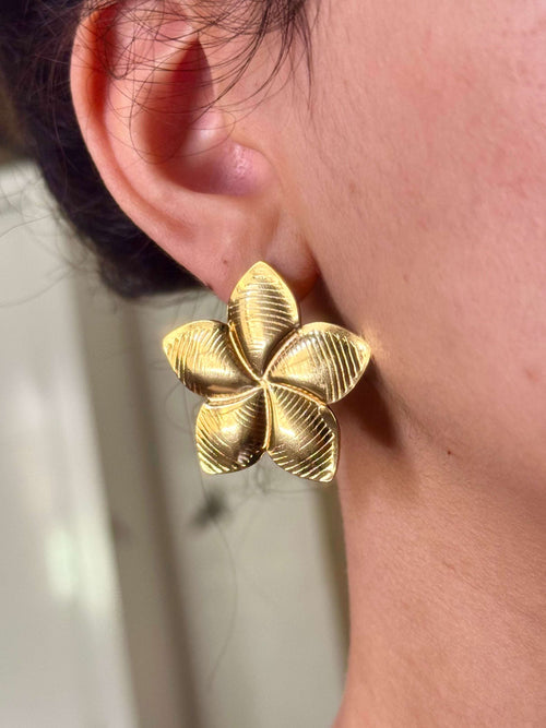Boucles d’Oreilles Fleur