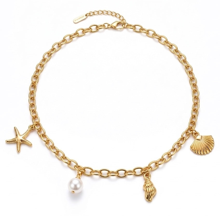 Collier Océan Perlé