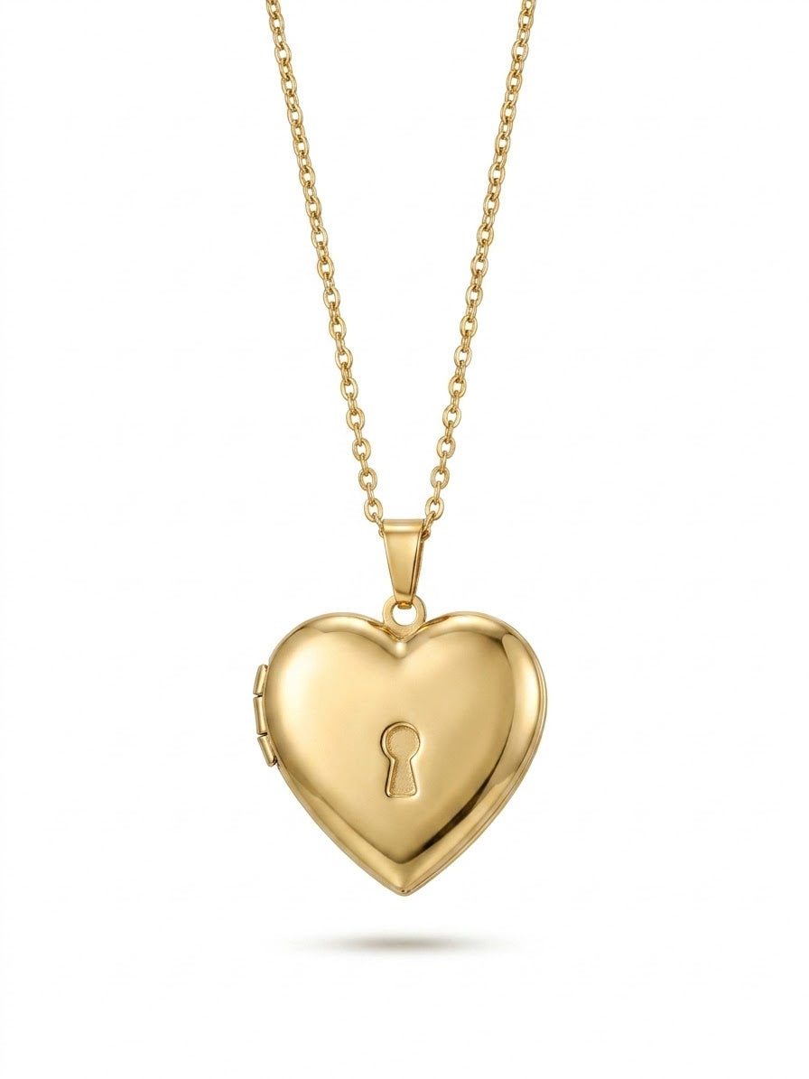 Collier Médaillon Cœur Personnalisé