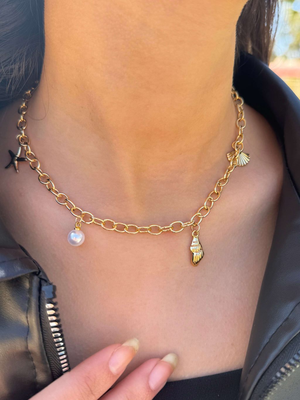 Collier Océan Perlé
