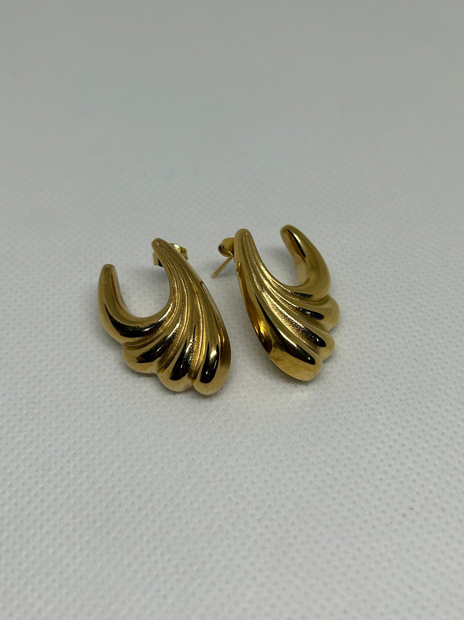 Boucles d’oreilles Wave Gold - Ym Jewels