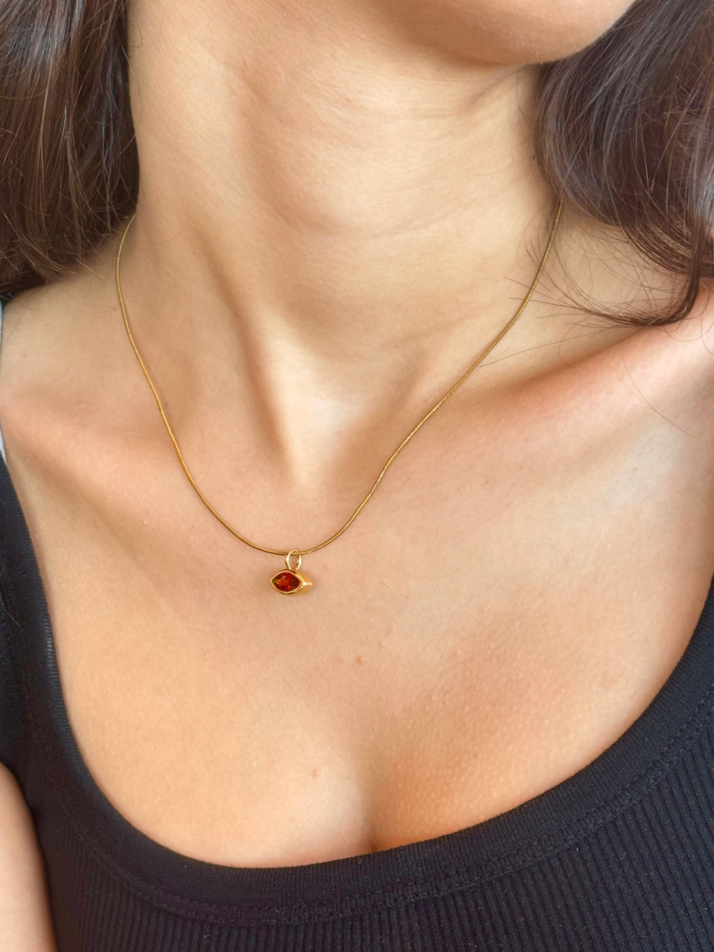 Parure Marquise Grenat