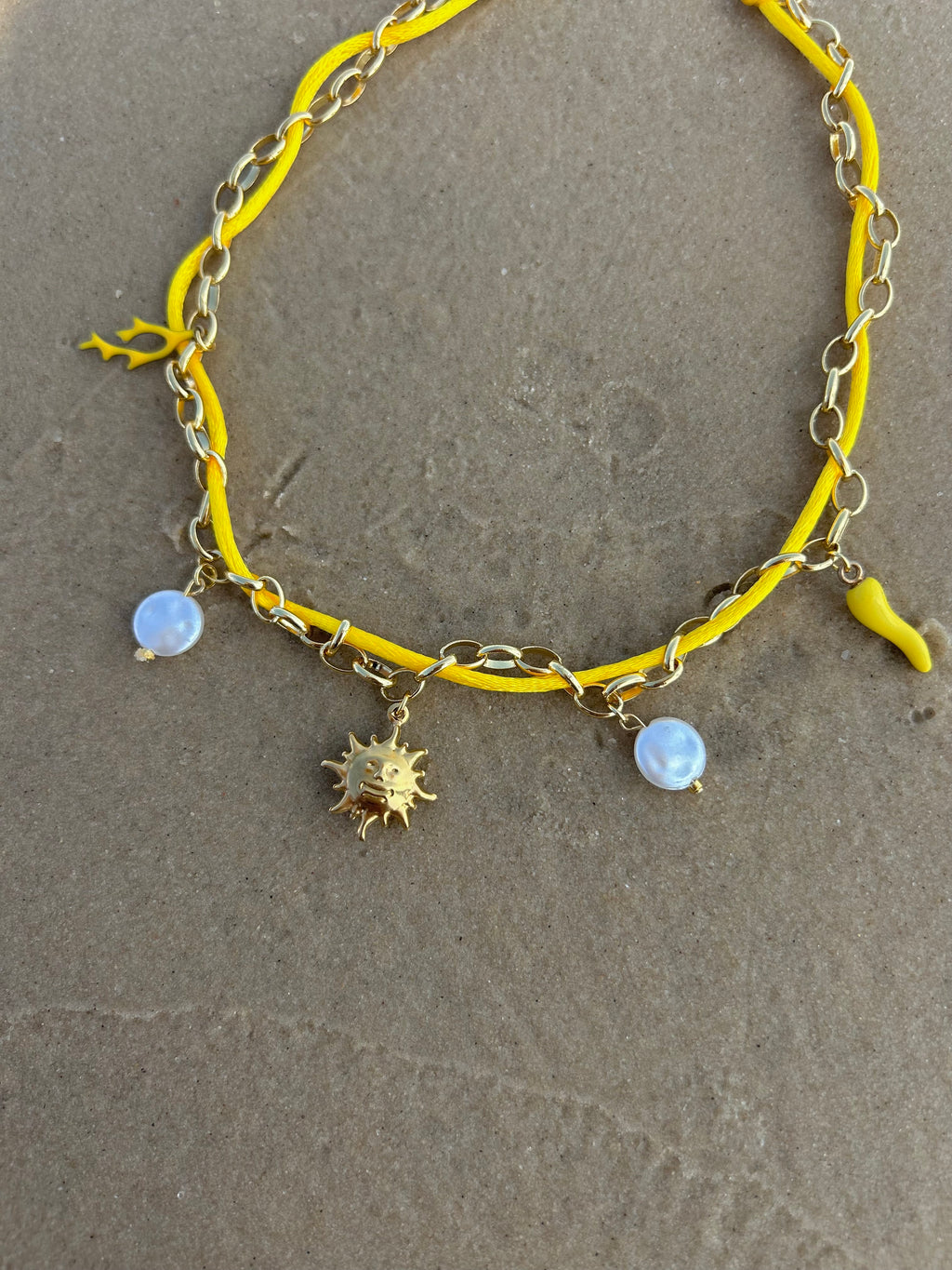 Collier SUN jaune