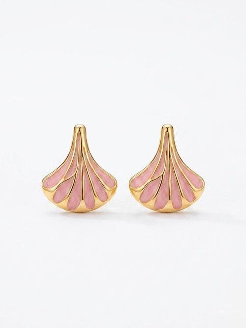 Boucles d’oreilles Éventail Émaillé