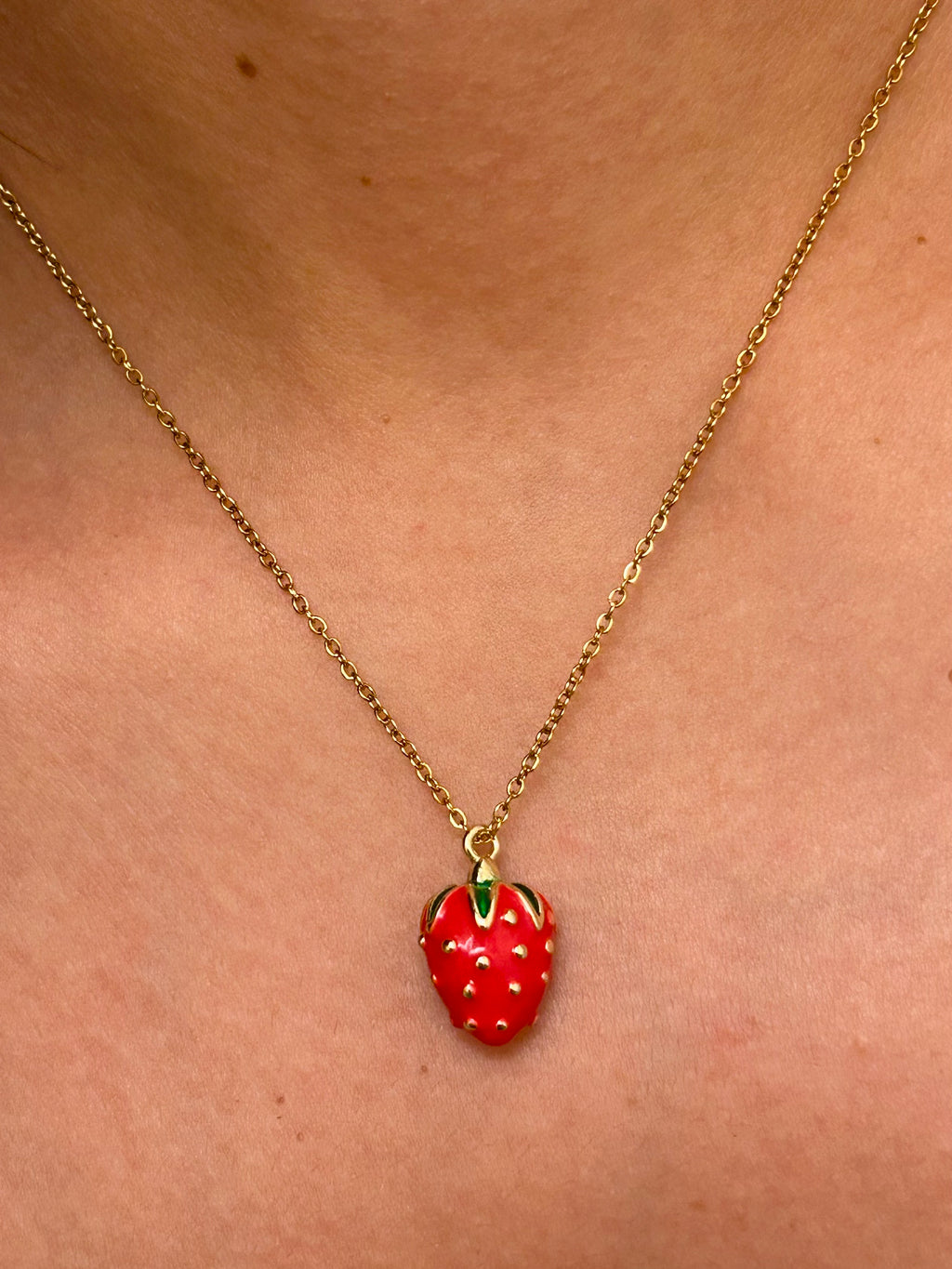 Collier fraise - Ym Jewels