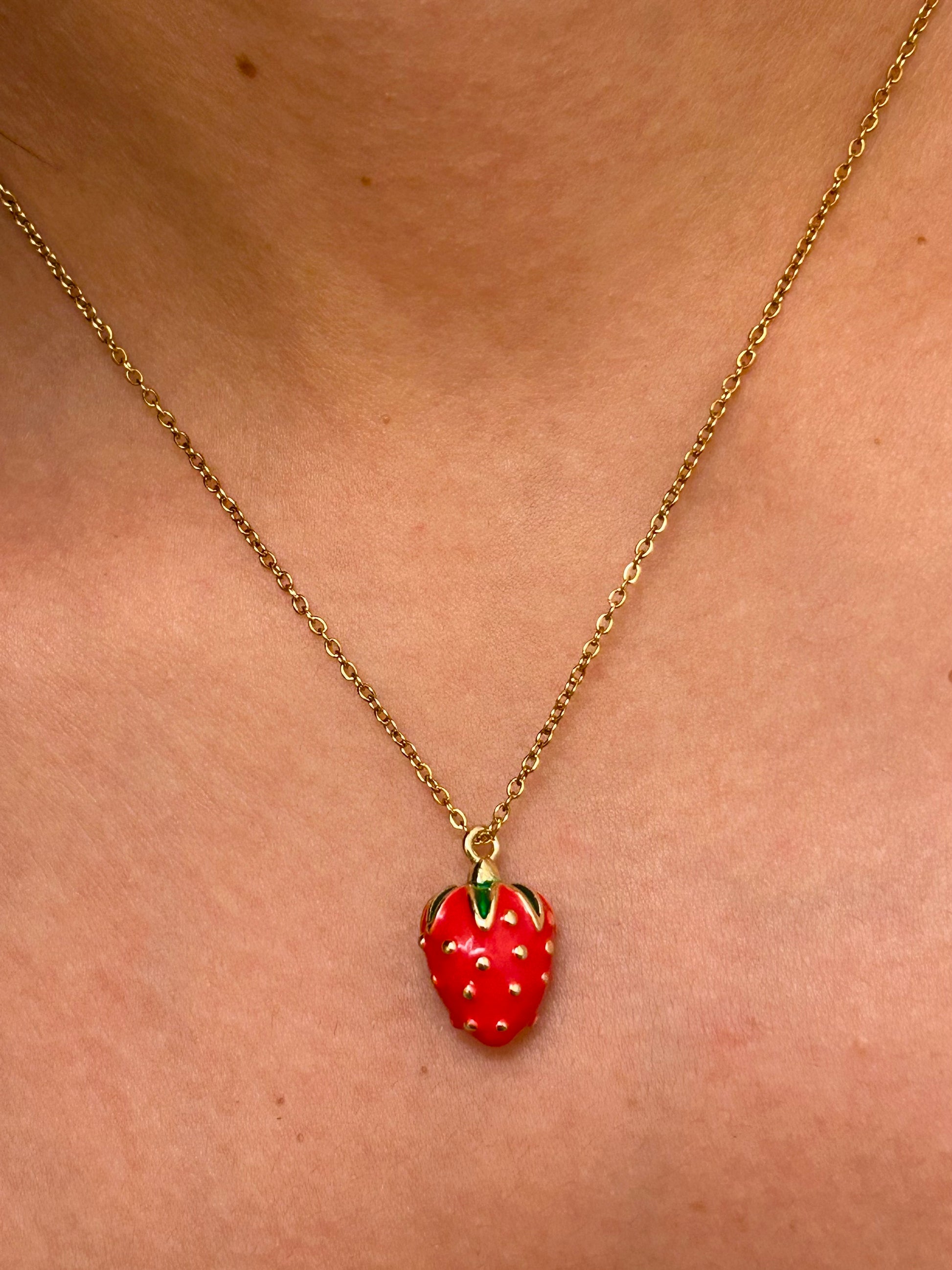 Collier fraise - Ym Jewels