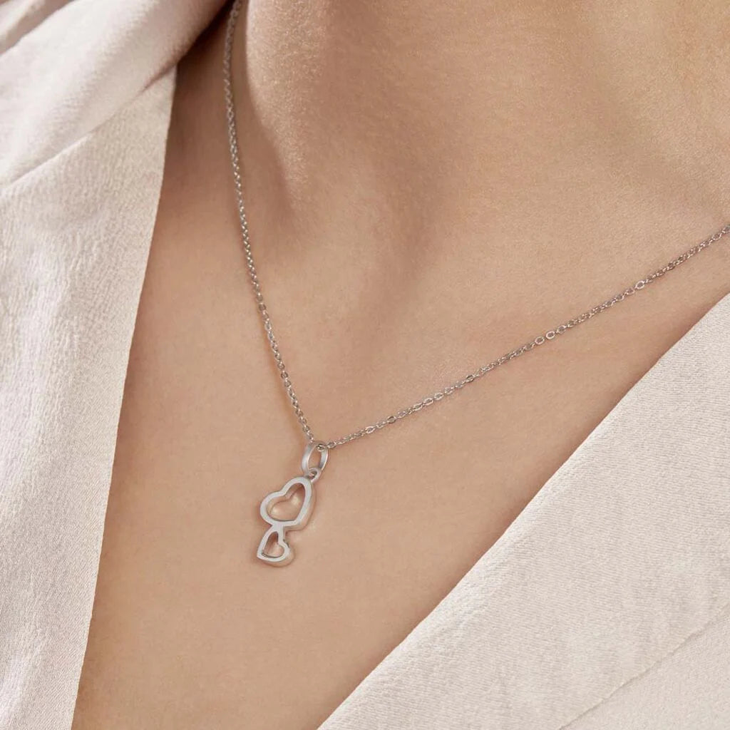 Collier Cœurs Entrelacés