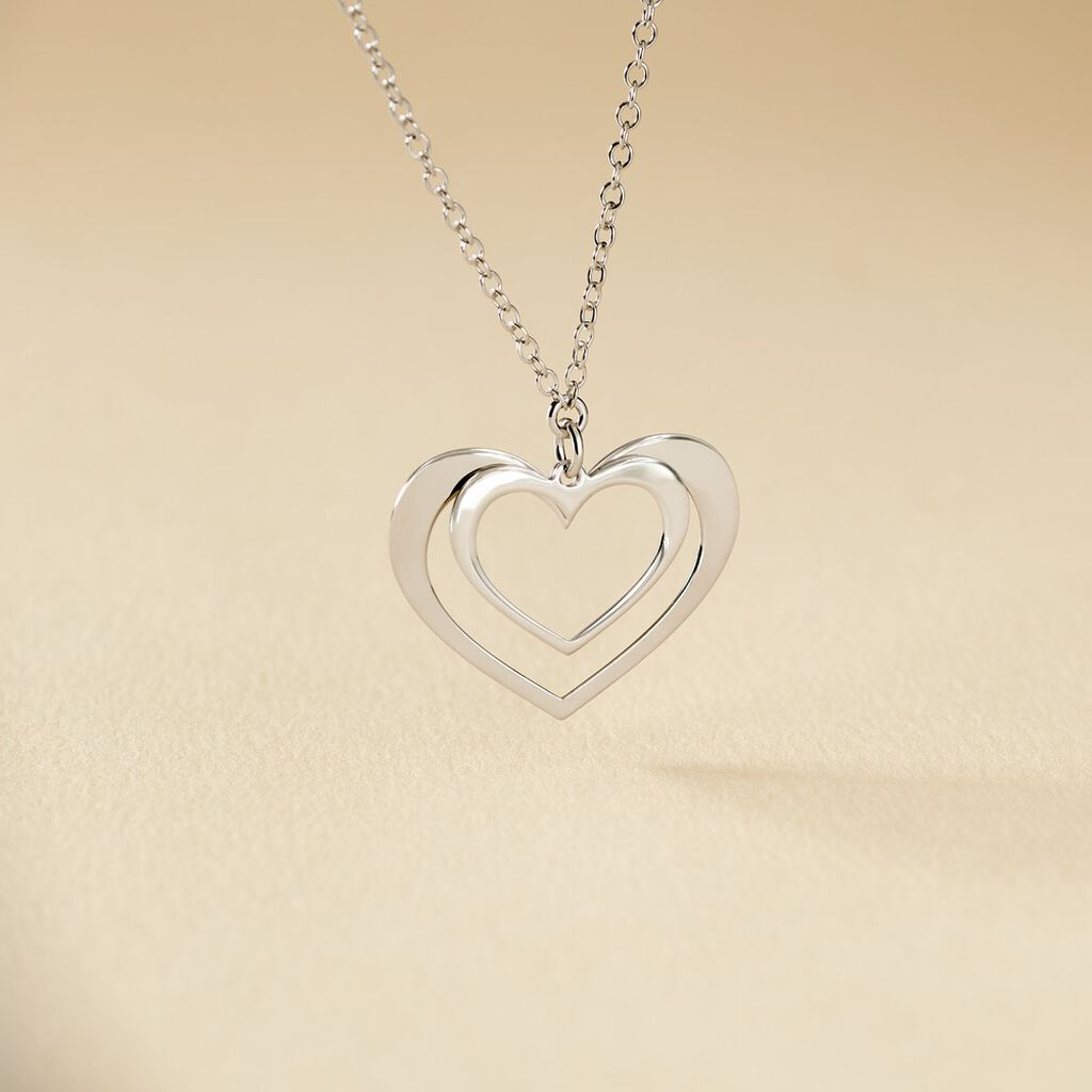 Collier Double Cœur