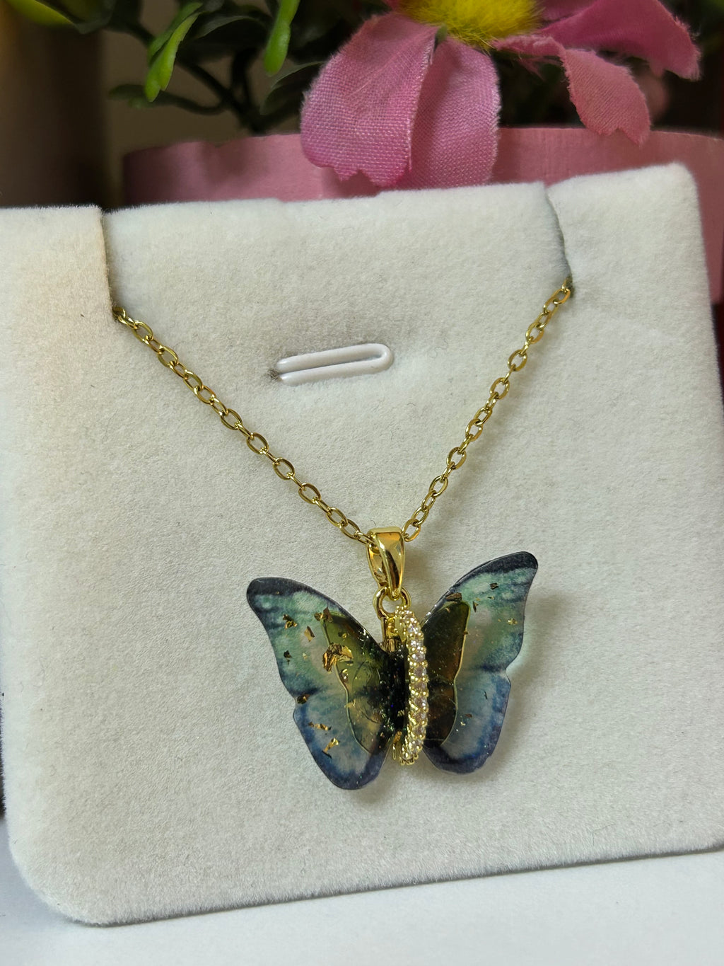 Collier papillon