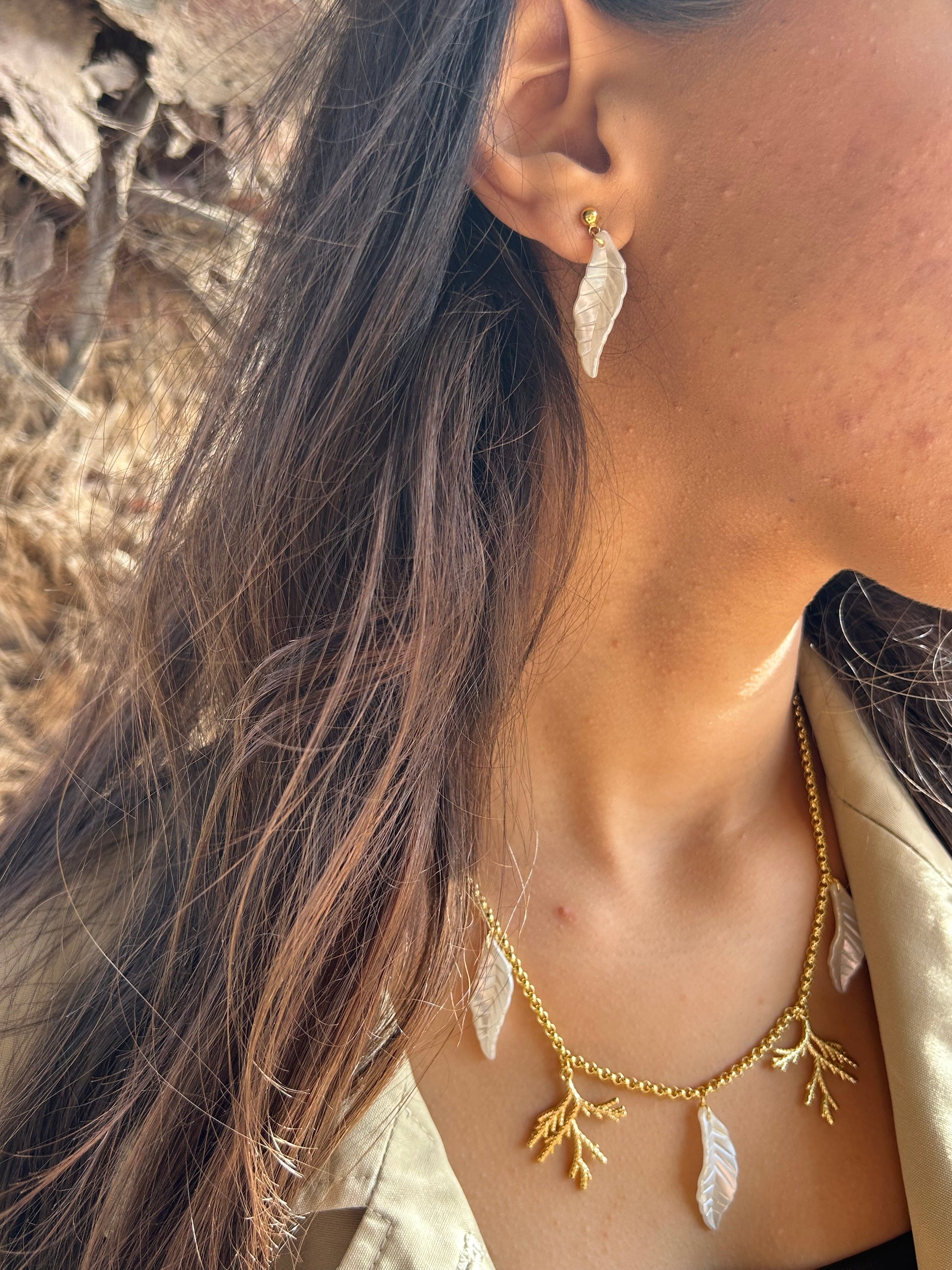 Lunar Leaf Set - Ym Jewels