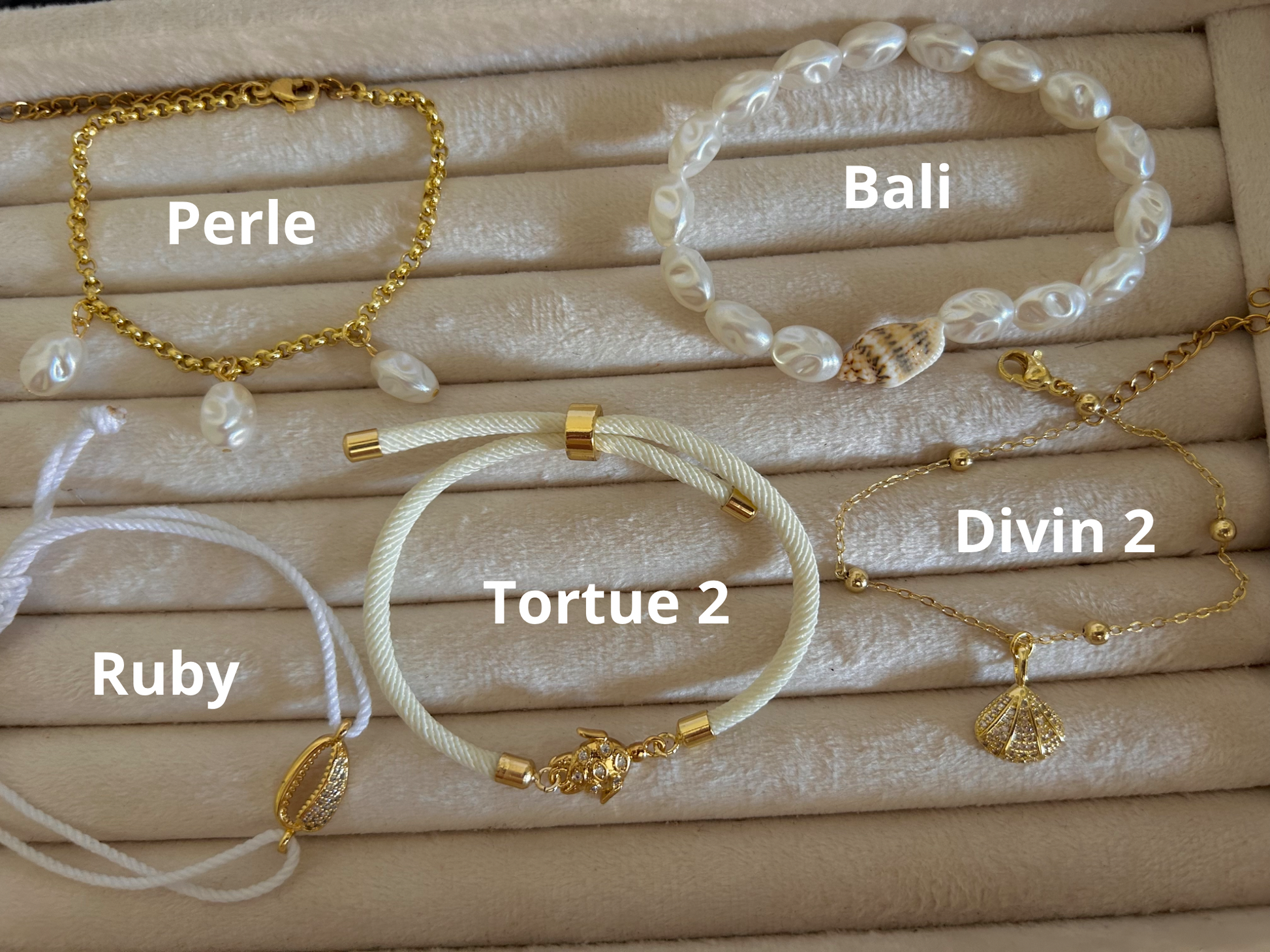 set bracelets SHELL