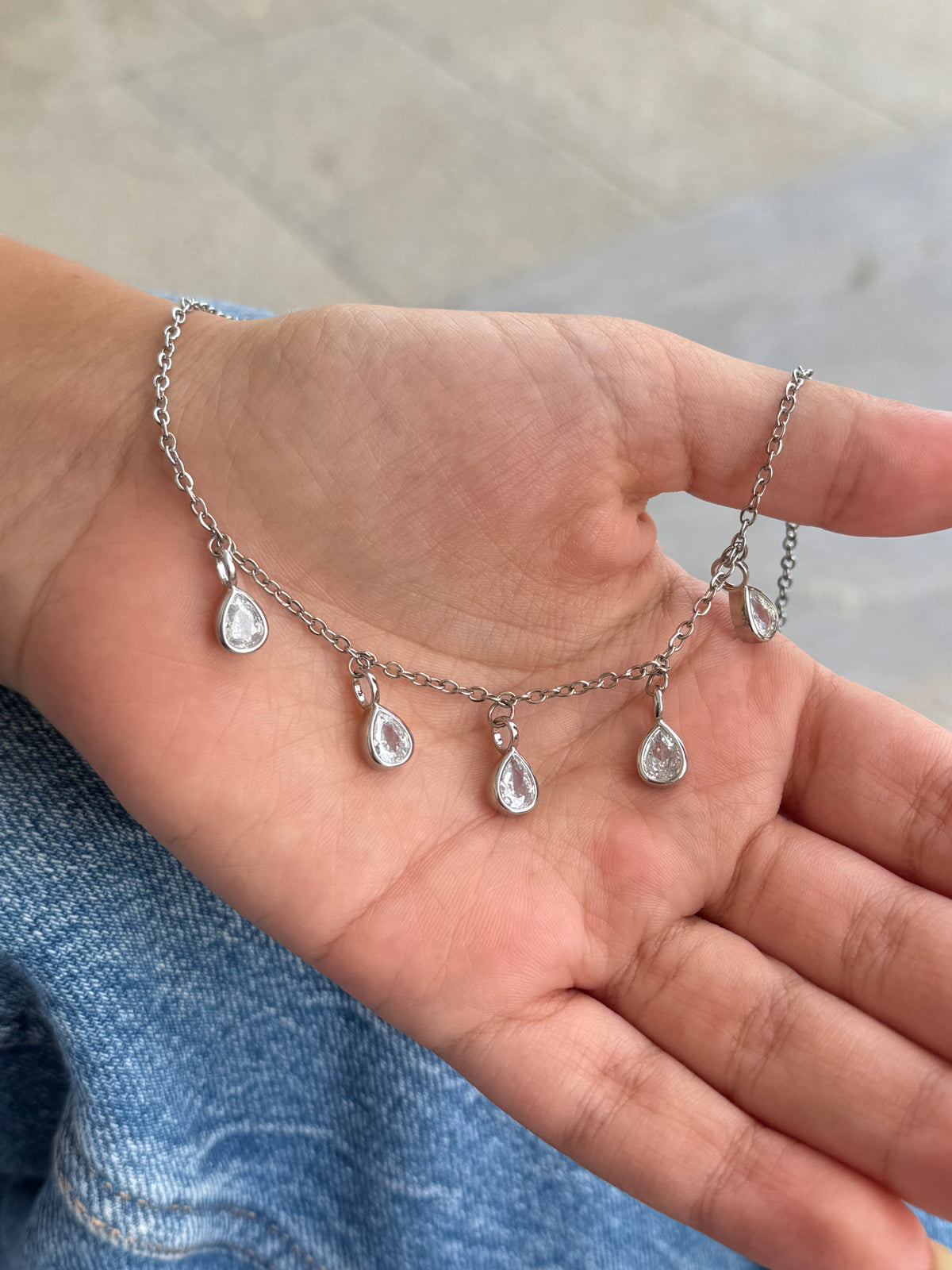 Collier Cascade de Gouttes