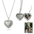 Collier Cœur Souvenir argent
