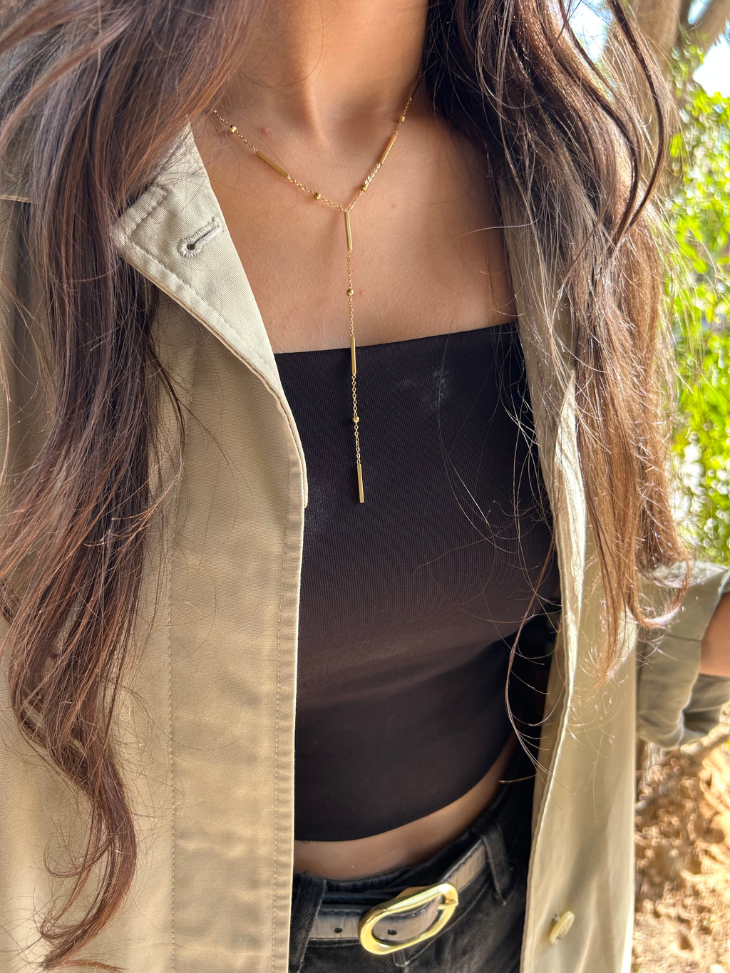 Collier golden line - Ym Jewels