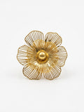 Bague Fleur Ajourée
