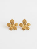 Boucles d’oreilles Fleur Texturée