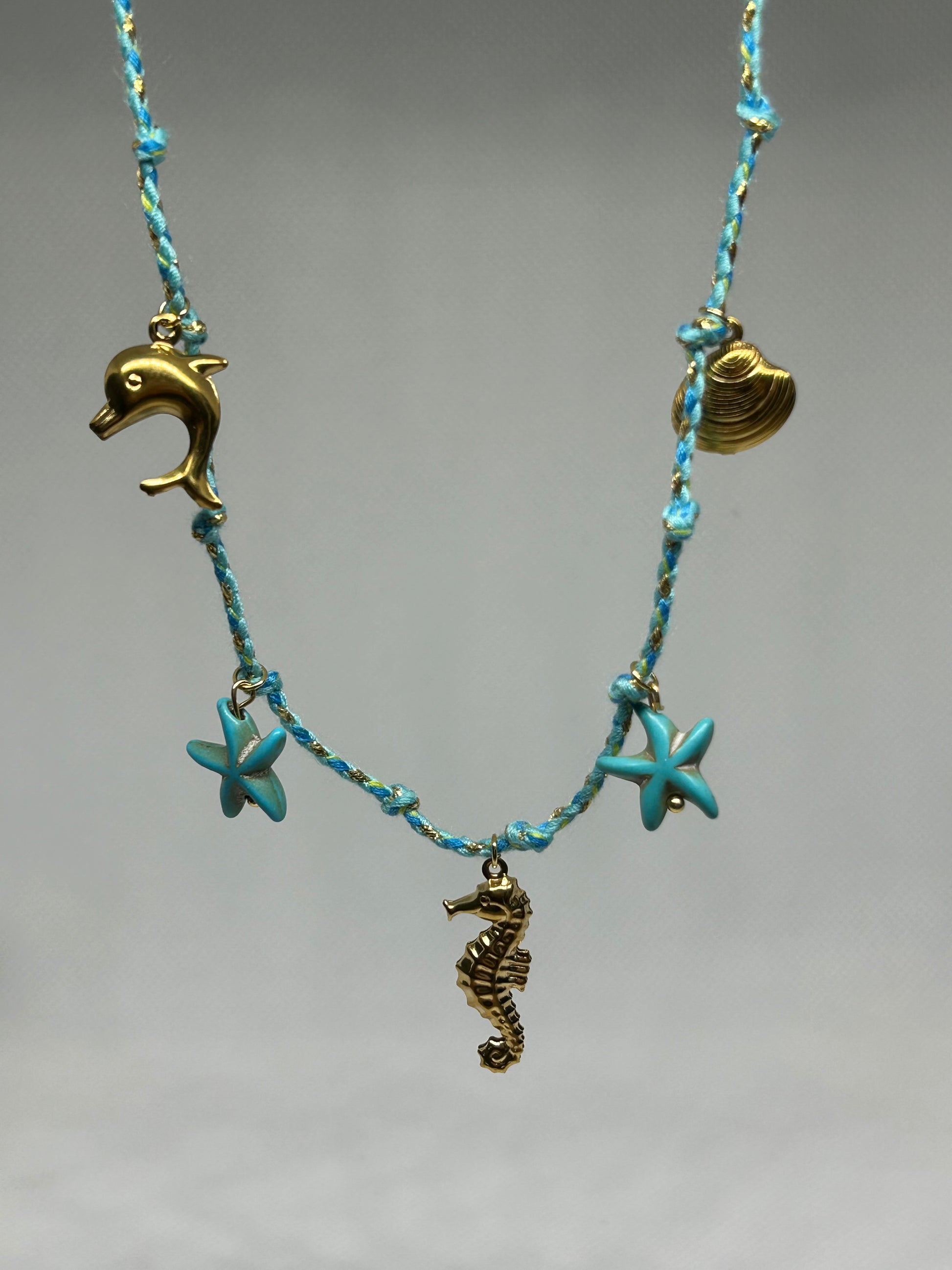 Collier charm palm