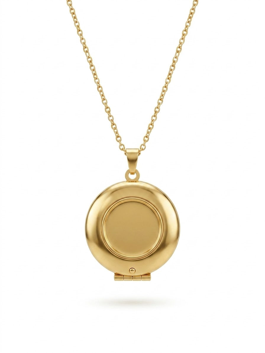Collier Médaillon Rond