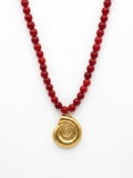 Collier Spirale Ambrée