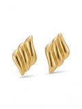 Boucles d’oreilles Vague Sculptée