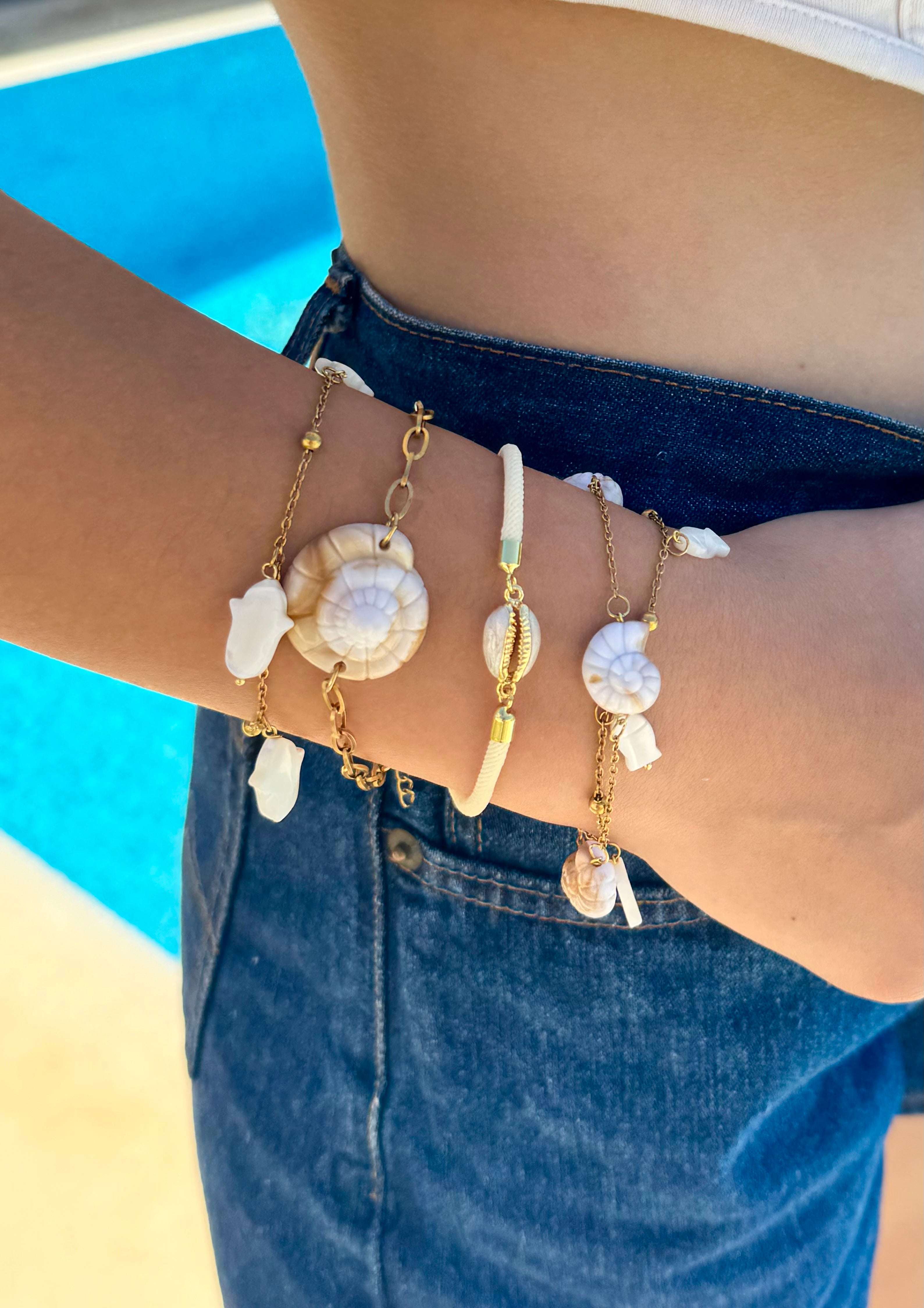 Set Bracelets Coquillages Naturels
